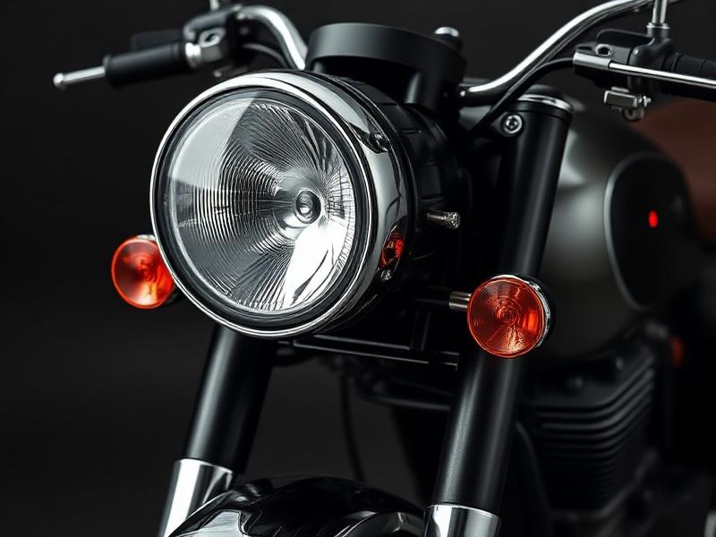 Motorrad Scheinwerfer und Elektrik